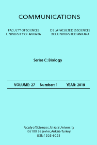 Communications Faculty of Sciences University of Ankara Series C  Biology