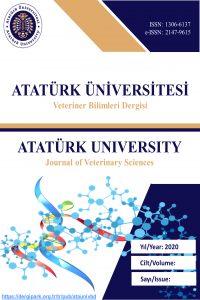 Atatürk University Journal of Veterinary Sciences