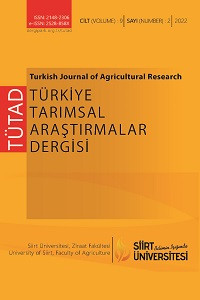 Turkish Journal of Agricultural Research